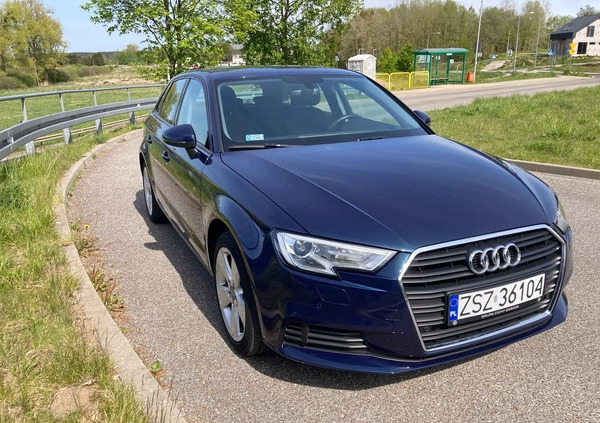 Audi A3 cena 68400 przebieg: 105500, rok produkcji 2017 z Szczecinek małe 67